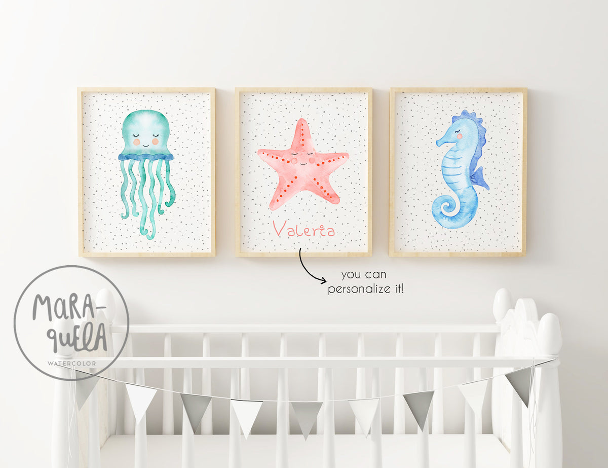 Set Animales Marinos - PASTEL