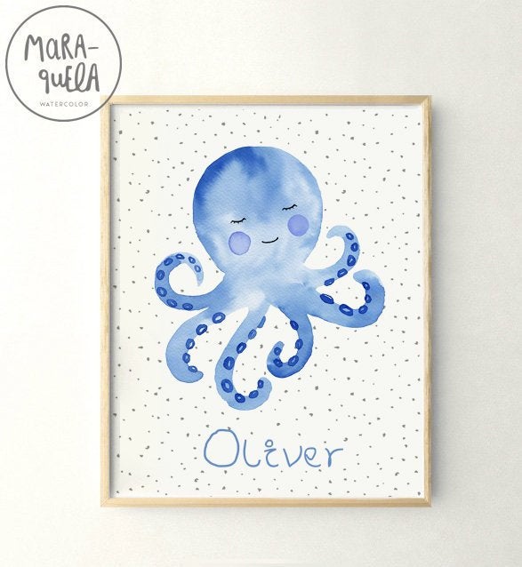 Pulpo - Azul
