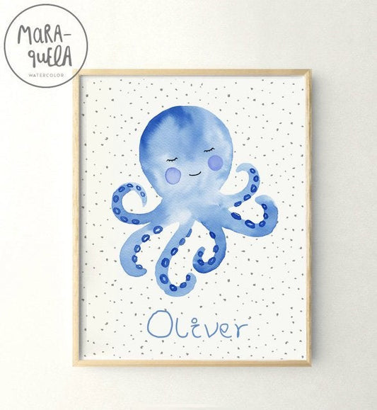 Pulpo - Azul