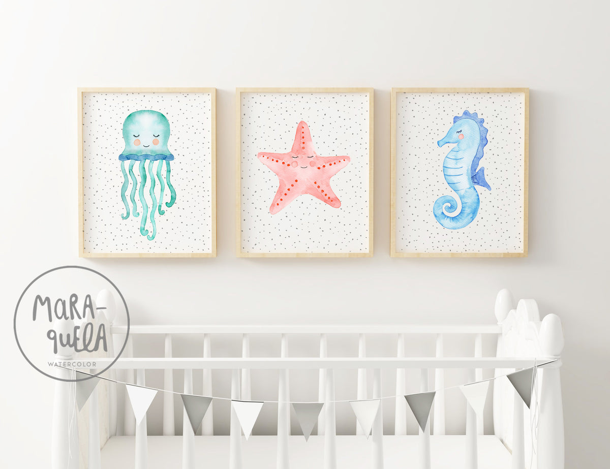 Set Animales Marinos - PASTEL