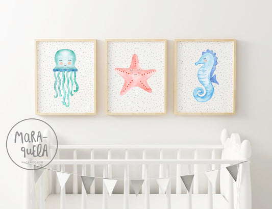 Set Animales Marinos - PASTEL