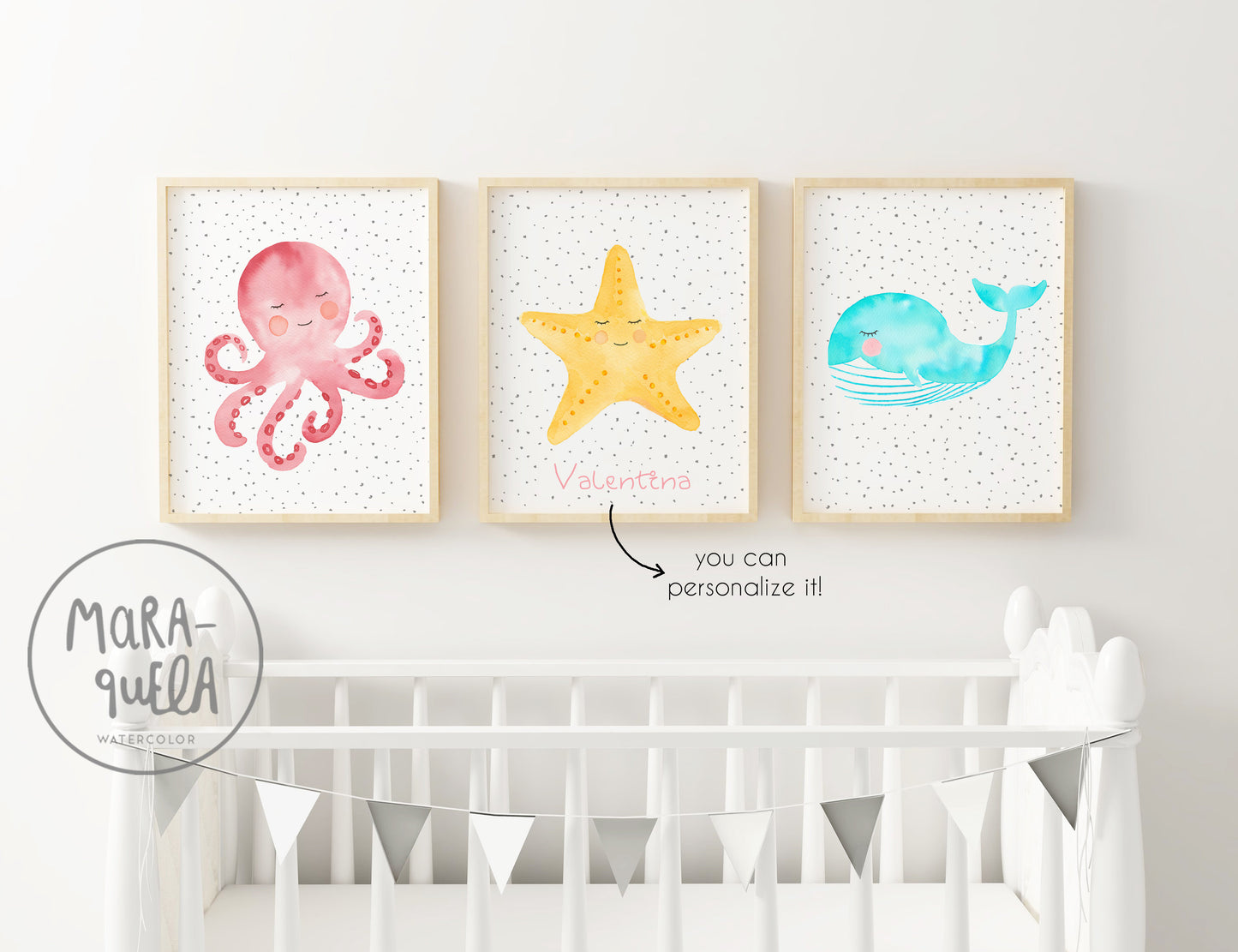 Set Animales Marinos - Colores VIVOS