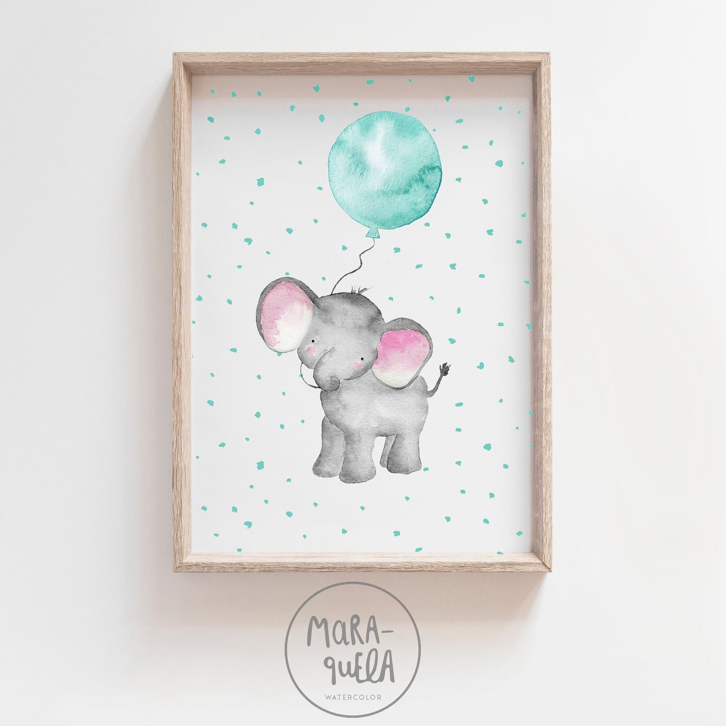 Elefante Yang - Globo VERDE