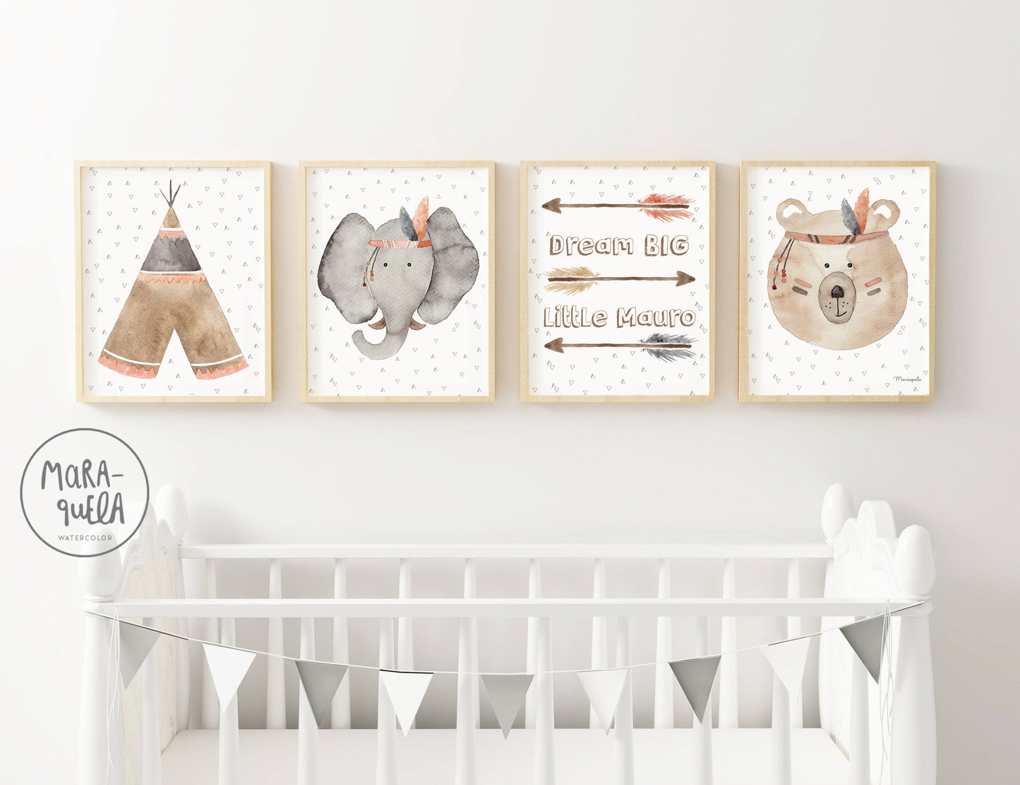 Set Elefante Dante - CORAL