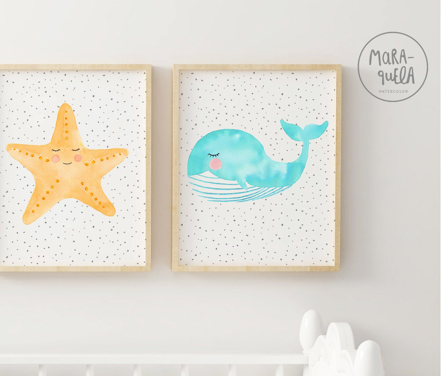 Set Animales Marinos - Colores VIVOS