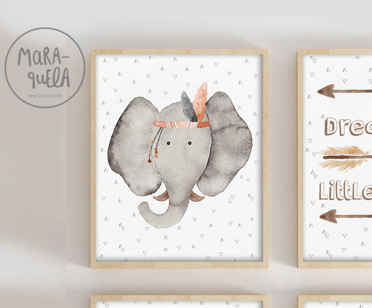 Set Elefante Dante - CORAL