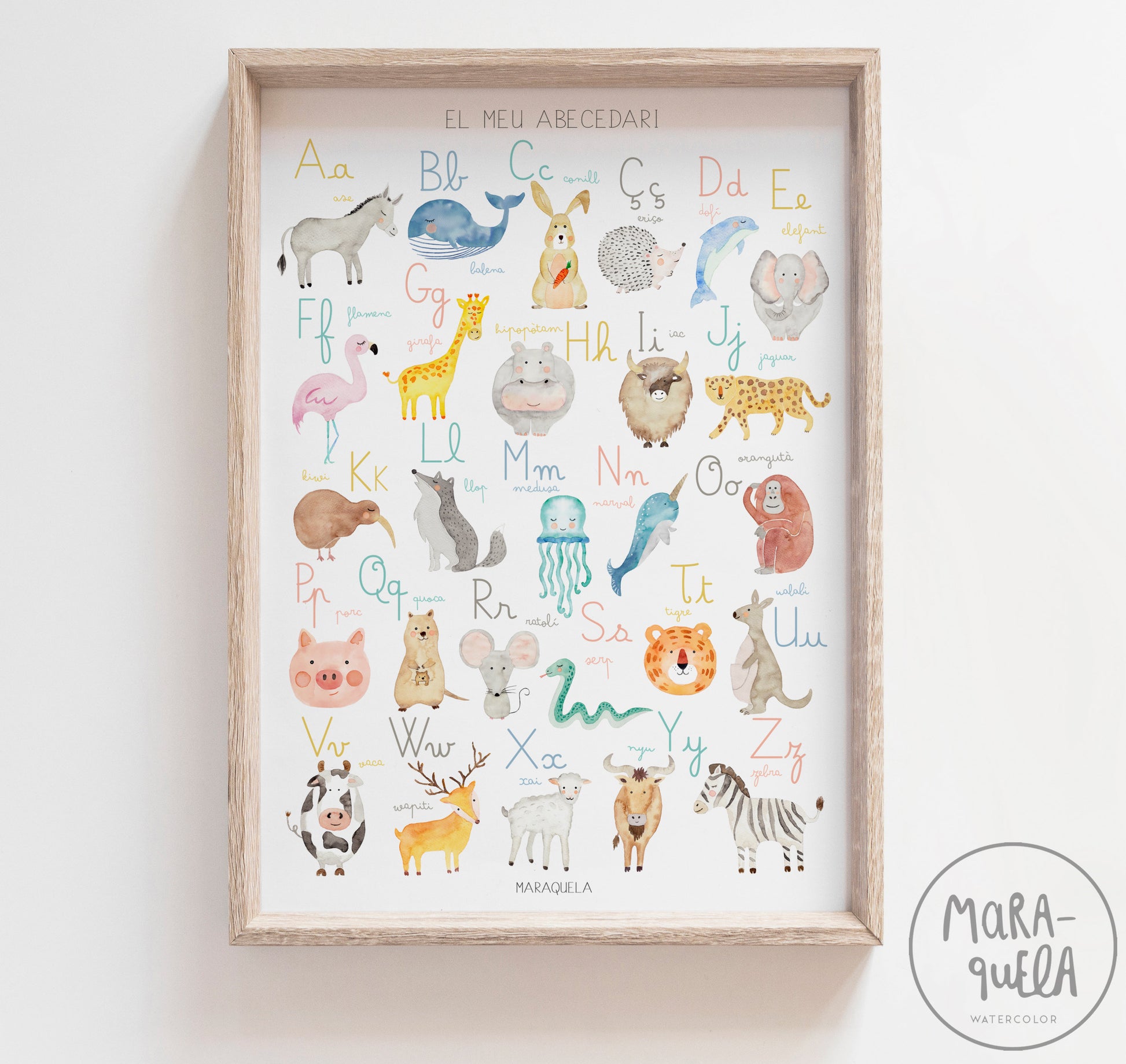 alfabeto animales para niños