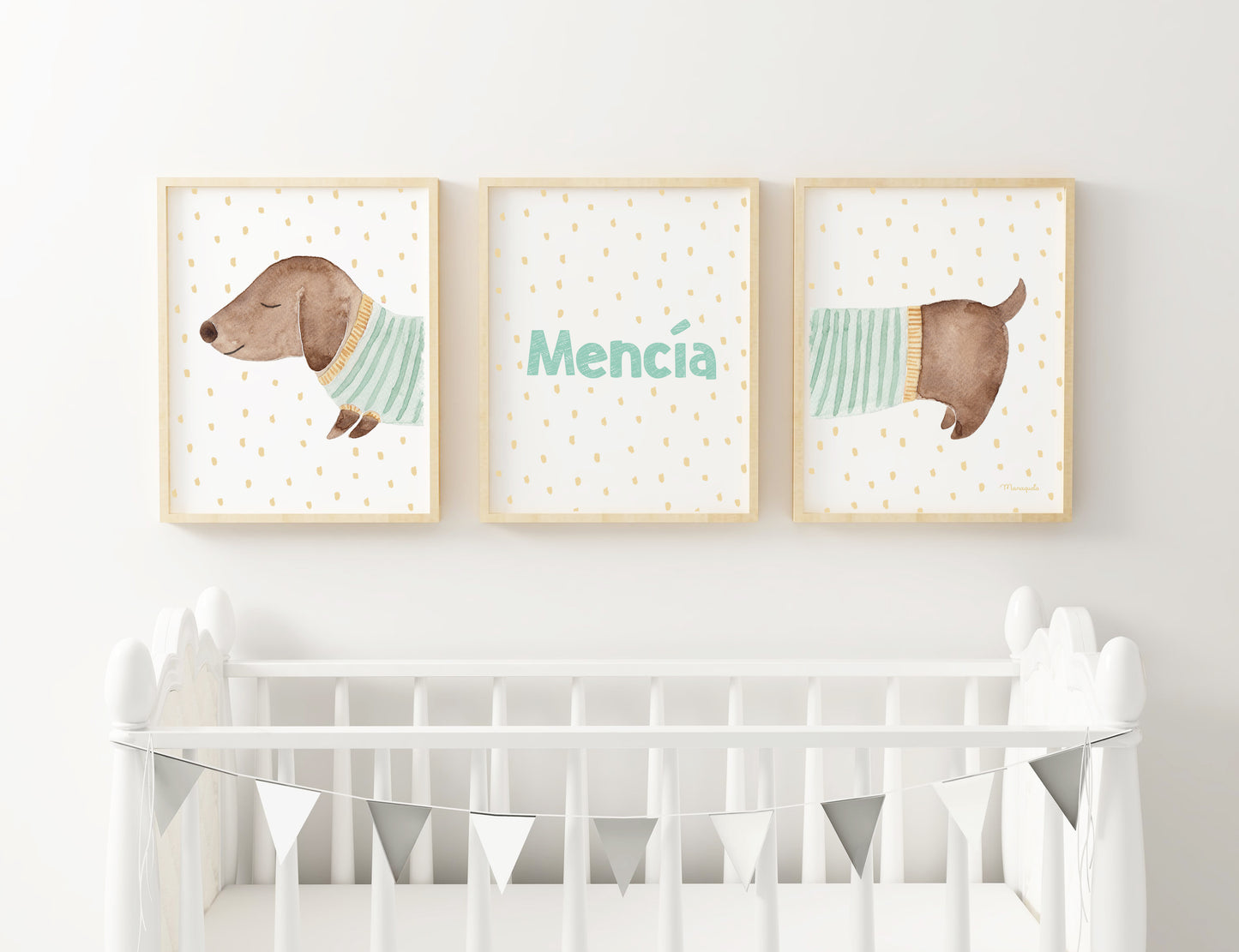 Set Perro Sancho - VERDE MENTA