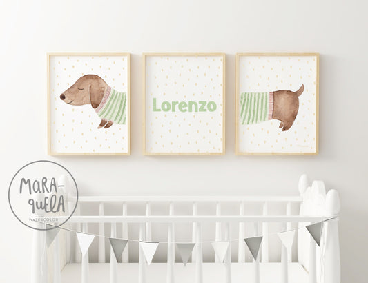 Set Perro Sancho - VERDE OLIVA
